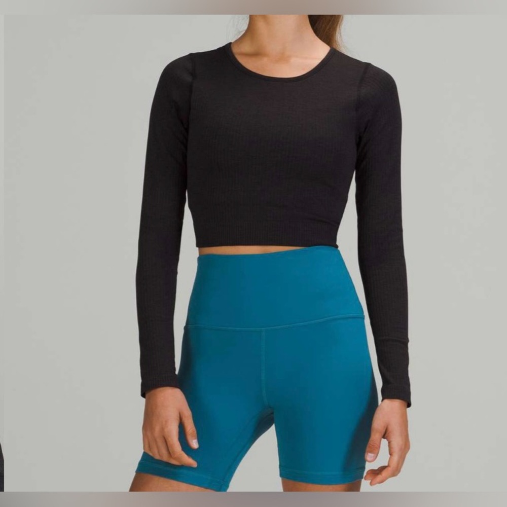 #93 NWT Lululemon Ebb to Street Long Sleeve
Black - Sz 14